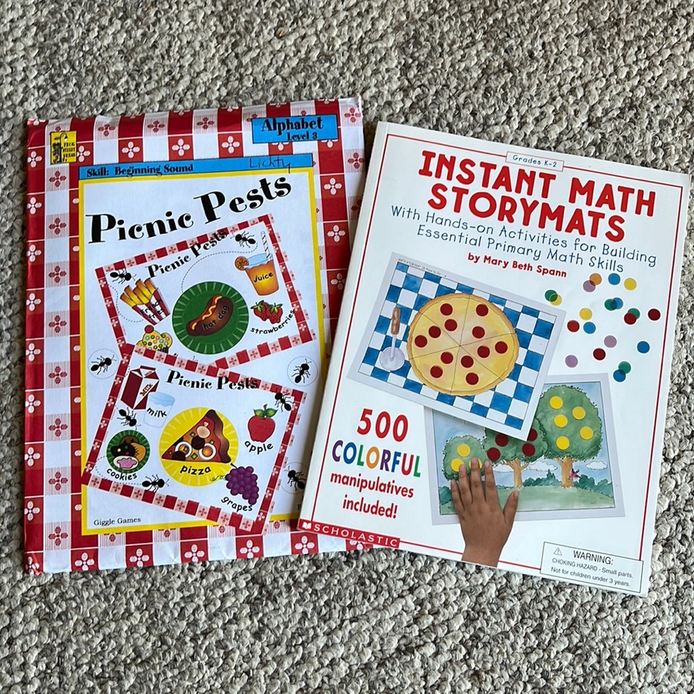 Math and Literacy Centers for K-2 Class